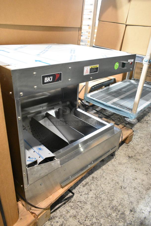BRAND NEW! BKI HFW-R Stainless Steel Commercial Countertop Fry Dumping Warming Station. 120 Volts, 1 Phase. - Image 9 of 9