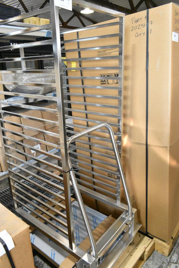 BRAND NEW IN BOX! BKI Metal Commercial Roll In Pan Rack for Oven. Goes GREAT w/ Lot 246! - Image 1 of 3
