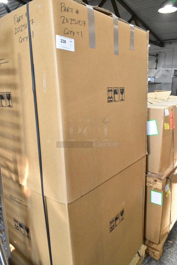 BRAND NEW IN BOX! BKI Metal Commercial Roll In Pan Rack for Oven. Goes GREAT w/ Lot 246! - Image 2 of 3