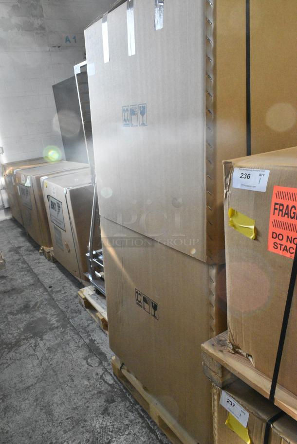 BRAND NEW IN BOX! BKI Metal Commercial Roll In Pan Rack for Oven. Goes GREAT w/ Lot 246! - Image 3 of 3