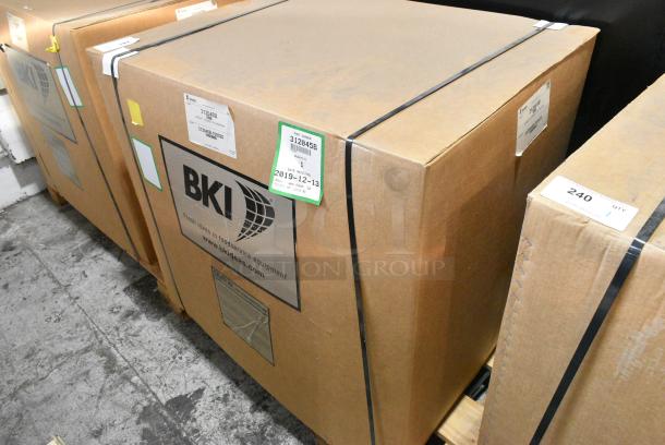BRAND NEW IN BOX! BKI HFW-R Stainless Steel Commercial Fry Dumping Warming Station. 120 Volts, 1 Phase. - Image 7 of 8