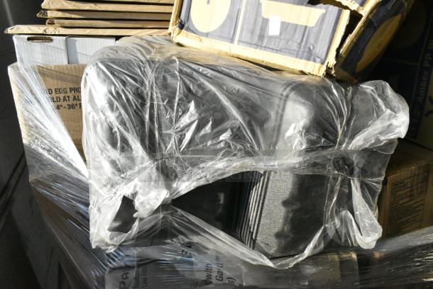 45 BRAND NEW Boxes Including Plastic Lids, Toilet Seat Covers, Huhtamaki 89473 Lid, Amber Plate Cover, ClearView Microwaveable Containers, Pet 32 oz Bowls. 45 Times Your Bid! - Image 10 of 13