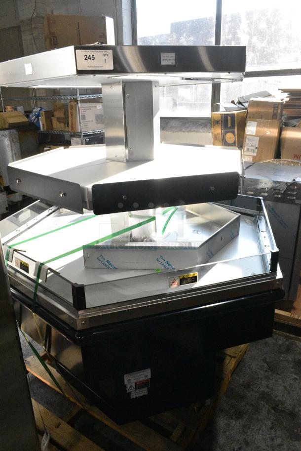 BRAND NEW! 2019 BKI BHI-4T Metal Commercial Merchandiser Island Grab N Go Hot Deli Display. 208 Volts, 1 Phase. - Image 1 of 8