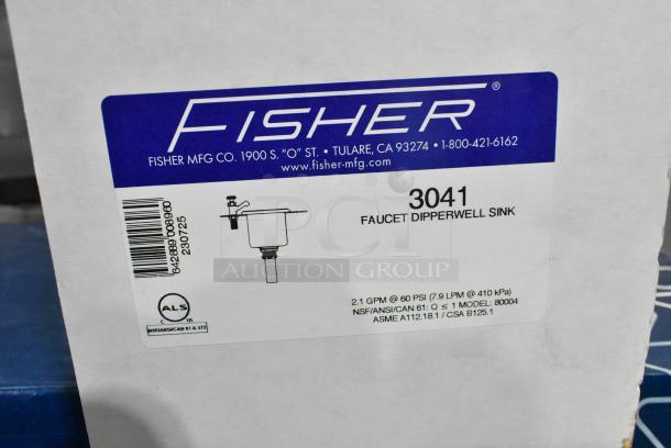 2 BRAND NEW SCRATCH AND DENT! Items Including Fisher 3041 Faucet Dipperwell and T&S Faucet Sprayer. 2 Times Your Bid! - Image 2 of 3