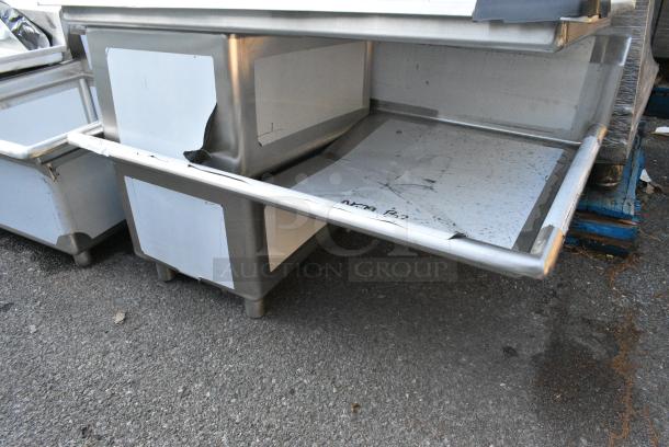 BRAND NEW SCRATCH AND DENT! Regency 600S1172324R Stainless Steel Commercial Single Bay Sink w/ Right Side Drain Board. No Legs. - Image 2 of 4