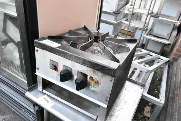 Stainless Steel Commercial Gas Powered Single Burner Stock Pot Range. - Image 2 of 2