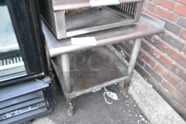 Stainless Steel Commercial Equipment Stand w/ Under Shelf. - Image 2 of 2