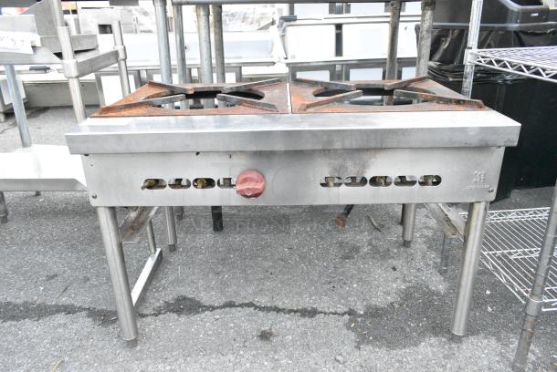 Jade Range Stainless Steel Commercial 2 Burner Range. - Image 2 of 3