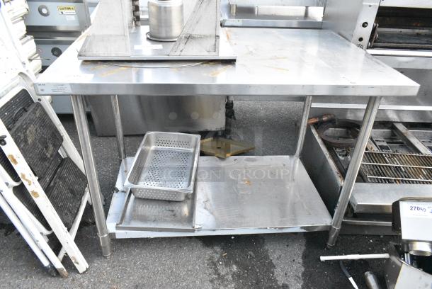 Stainless Steel Table w/ Under Shelf. - Image 1 of 3