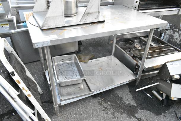 Stainless Steel Table w/ Under Shelf. - Image 2 of 3