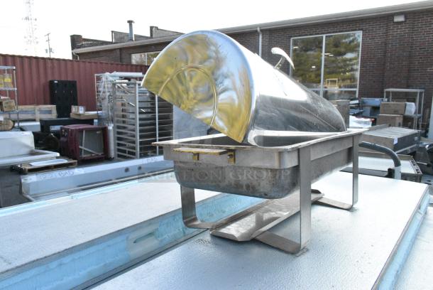 Stainless Steel Roll Top Chafer. - Image 2 of 2