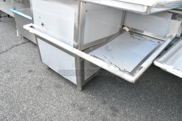 BRAND NEW SCRATCH AND DENT! Regency 600S1242418R Stainless Steel Single Bay Sink w/ Right Side Drain Board. No Legs. - Image 3 of 4