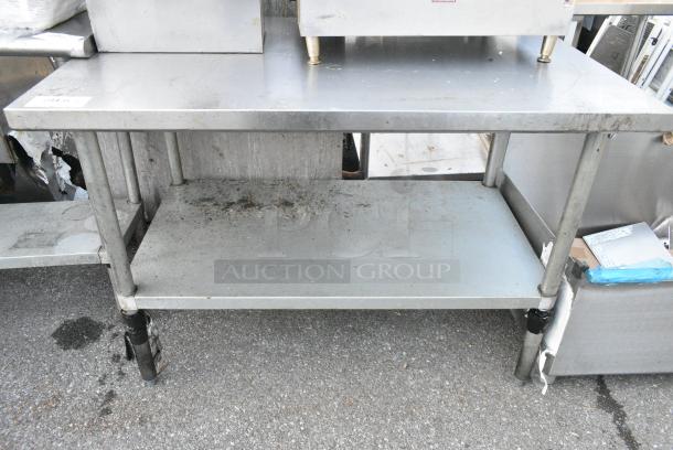 Stainless Steel Table w/ Under Shelf. - Image 1 of 2
