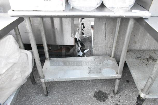 Stainless Steel Table w/ Under Shelf. - Image 1 of 2
