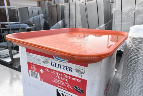 ALL ONE MONEY! Lot of Various Items Including Trays and Glitter Grill Oven Cleaner - Image 2 of 4