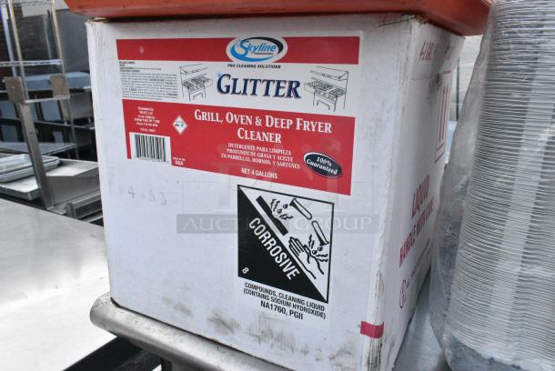 ALL ONE MONEY! Lot of Various Items Including Trays and Glitter Grill Oven Cleaner - Image 3 of 4