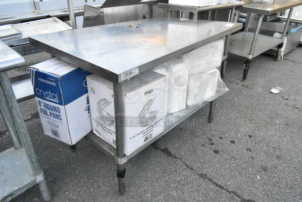 Stainless Steel Table w/ Under Shelf. - Image 2 of 3