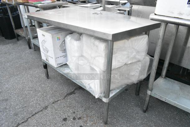 Stainless Steel Table w/ Under Shelf. - Image 3 of 3