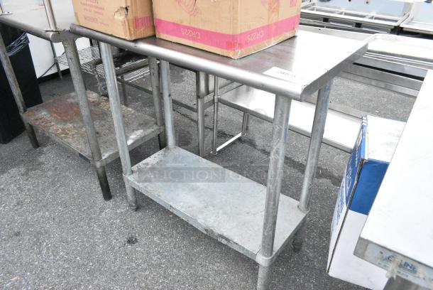 Stainless Steel Table w/ Under Shelf. - Image 2 of 2