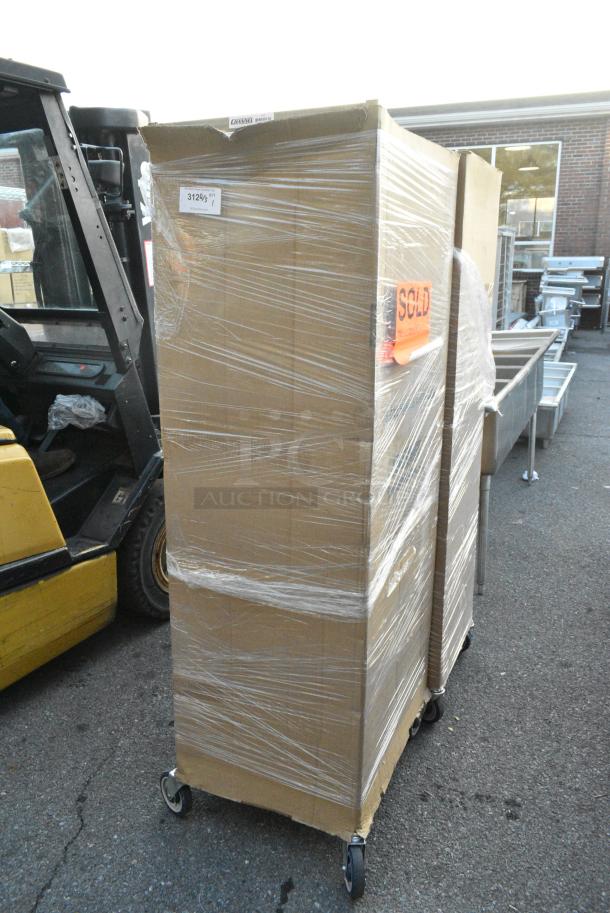 BRAND NEW SCRATCH AND DENT! Metal Pan Transport Rack on Commercial Casters. - Image 2 of 4