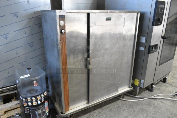 FWE P-120 Stainless Steel Commercial Single Door Heated Holding Cabinet on Commercial Casters.  115 Volts, 1 Phase. Cannot Test Due To Cut Power Cord - Image 2 of 5