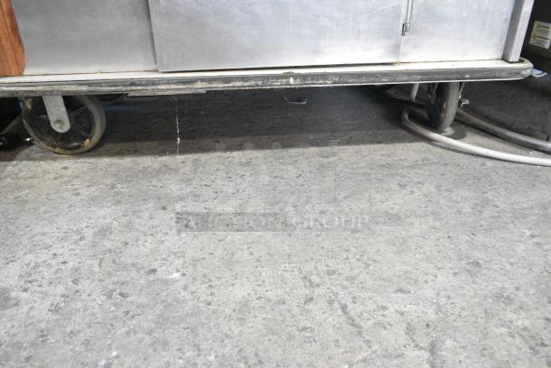 FWE P-120 Stainless Steel Commercial Single Door Heated Holding Cabinet on Commercial Casters.  115 Volts, 1 Phase. Cannot Test Due To Cut Power Cord - Image 4 of 5