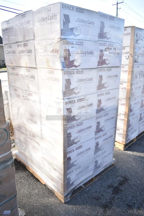 42 BRAND NEW! Boxes DXCTCAD80003 Cutlery Caddy Paper Sleeve With Flap Pre-loaded With 2-ply 16" X 16" Napkin. 42 Times Your Bid! - Image 3 of 5