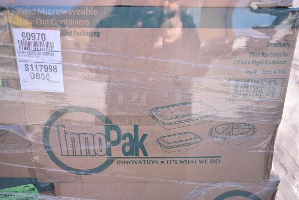 60 BRAND NEW! Boxes of Inno Pak 293630590 28 oz Rigid 2 Piece Food Container. 60 Times Your Bid! - Image 5 of 6