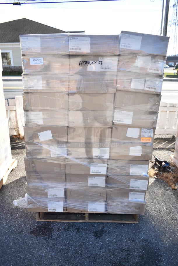 33 BRAND NEW! Boxes of Palmer Fixture SF032016  Sani Suds 48" Black Metal Hand Sanitizing Station Dispenser Floor Stand. 33 Times Your Bid! - Image 2 of 5