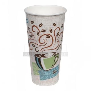 23 BRAND NEW! Boxes of Dixie 5320CD Perfect Touch 20 oz Insulated Paper Hot Cup. 23 Times Your Bid!