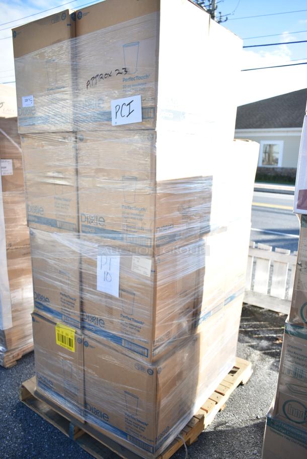 23 BRAND NEW! Boxes of Dixie 5320CD Perfect Touch 20 oz Insulated Paper Hot Cup. 23 Times Your Bid! - Image 4 of 5