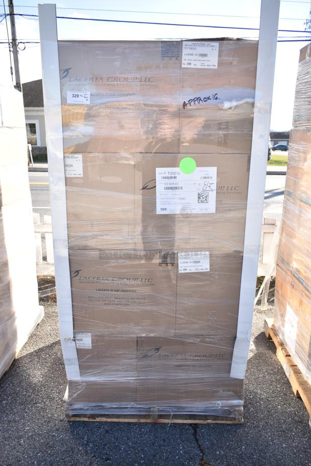 16 BRAND NEW! Boxes of Lacerta T20212 PET Clear Tamper Evident Sandwich Wrap Container, 13.19 x 5.13 x 2.23 inch . 16 Times Your Bid! - Image 2 of 5