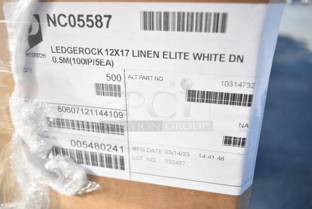 68 BRAND NEW! Boxes of NC05587 Ledgerock 12x17 Linen Elite White . 68 Times Your Bid! - Image 10 of 10