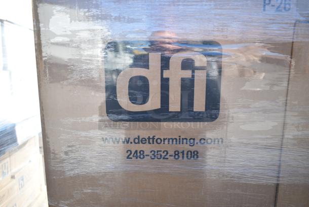 26 BRAND NEW! Boxes Including Inno Pak 34435079 32oz Molded Fiber Rectangle Bowl and DFI LBH-871 Shallow Hinge Container. 26 Times Your Bid! - Image 9 of 10