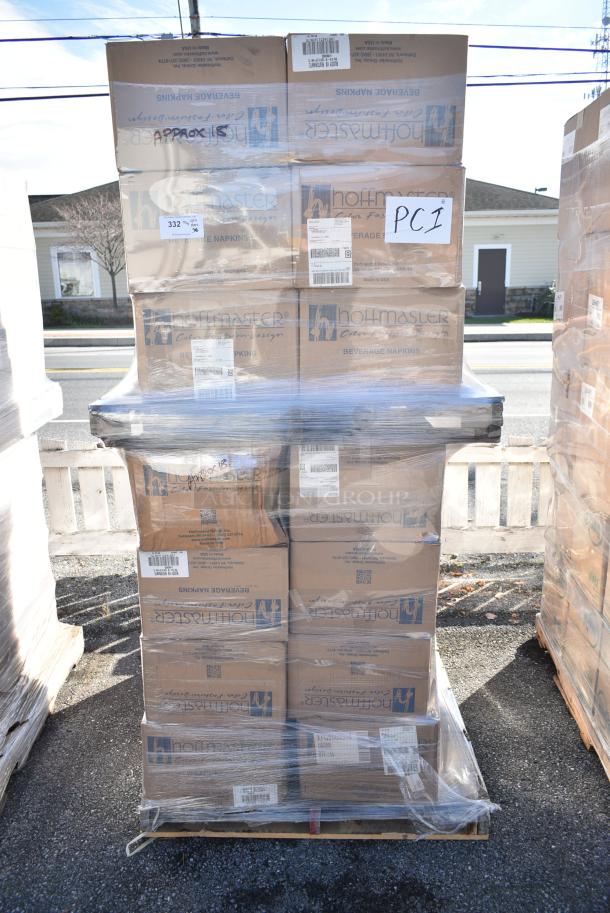 36 BRAND NEW! Boxes of Hoffmaster Beverage Napkins. 36 Times Your Bid! - Image 1 of 5