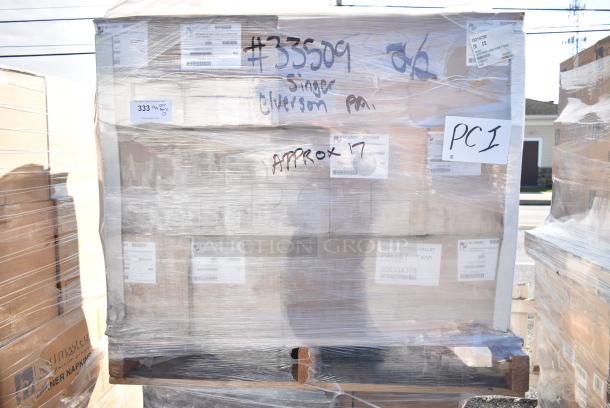 17 BRAND NEW! Boxes of NC05587 Ledgerock 12x17 Linen Elite White. 17 Times Your Bid! - Image 1 of 8