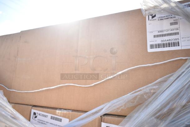 17 BRAND NEW! Boxes of NC05587 Ledgerock 12x17 Linen Elite White. 17 Times Your Bid! - Image 7 of 8
