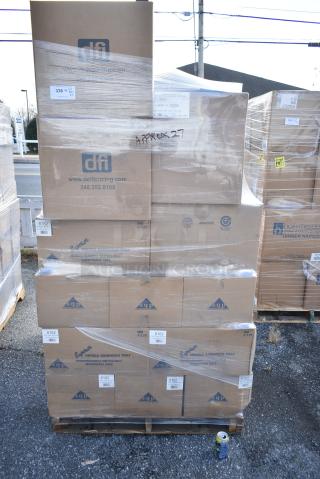 27 BRAND NEW! Boxes Including Superior Hinged Sandwich Tray and Superior 8182 4x4 Star Motion . 27 Times Your Bid!