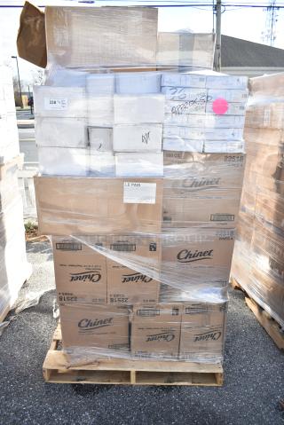 50 BRAND NEW! Boxes Including EMI-PTB80-10B 80 oz PET Bowls, Le Pain OZ-LPQ/LRG White Kraft Paper Bags, Villeroy & Boch 16-2040-3430 Small Sauce Boat. 50 Times Your Bid!