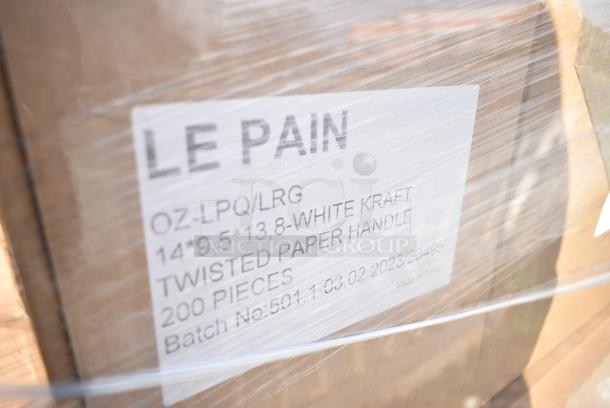 50 BRAND NEW! Boxes Including EMI-PTB80-10B 80 oz PET Bowls, Le Pain OZ-LPQ/LRG White Kraft Paper Bags, Villeroy & Boch 16-2040-3430 Small Sauce Boat. 50 Times Your Bid! - Image 6 of 11