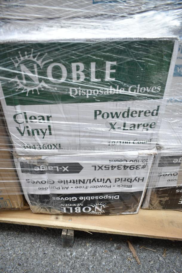 32 BRAND NEW! Boxes Including Lavex Paper Ice Buckets, 500CC16 16 oz. Plastic Cold Cup - 1000/Case, OneUp 966UPWIDEB-500 Napkins, 127RD16BULK Choice 16 oz. Customizable Microwavable Translucent Round Deli Container - 500/Case, Dart 85HT3R 8" x 8" x 3" White Foam Three-Compartment Square Take Out Container with Perforated Hinged Lid - 200/Case. 32 Times Your Bid! - Image 7 of 12