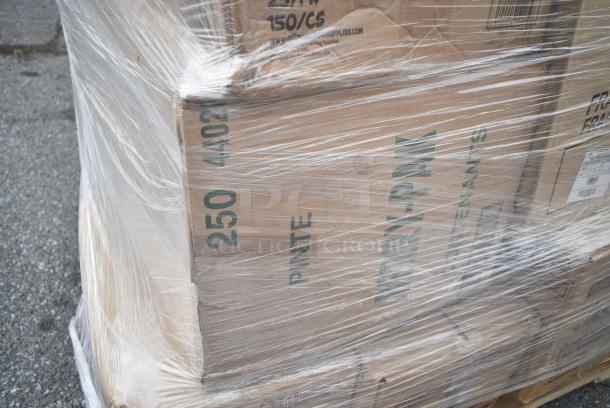 29 BRAND NEW! Boxes Including 129MCS24B Choice 24 oz. Black Rectangular Microwavable Heavy Weight Container with Lid 8" x 5 1/4" x 2" - 150/Case, 2 Box Eco Gecko 8" Square Palm Leaf Plates, 394345XL Noble NexGen Powder-Free Disposable Black Hybrid 3 Mil Thick Gloves - Extra Large - 1000/Case, Choice Microwaveable Container, 500PMDSDINOS Choice 10" x 14" Kids Dinosaur Double Sided Interactive Placemat - 1000/Case. 29 Times Your Bid! - Image 16 of 16