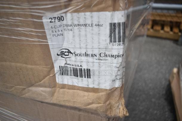 32 BRAND NEW! Boxes Including 2 Box 130WBKFORKH Choice Black Heavy Weight Wrapped Plastic Fork - 1000/Case, 129MCS24B Choice 24 oz. Black Rectangular Microwavable Heavy Weight Container with Lid 8" x 5 1/4" x 2" - 150/Case, 3 Box Choice 1 oz Portion Cups. 32 Times Your Bid! - Image 12 of 14