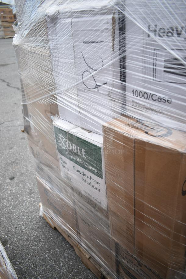 32 BRAND NEW! Boxes Including 2 Box 130WBKFORKH Choice Black Heavy Weight Wrapped Plastic Fork - 1000/Case, 129MCS24B Choice 24 oz. Black Rectangular Microwavable Heavy Weight Container with Lid 8" x 5 1/4" x 2" - 150/Case, 3 Box Choice 1 oz Portion Cups. 32 Times Your Bid! - Image 14 of 14