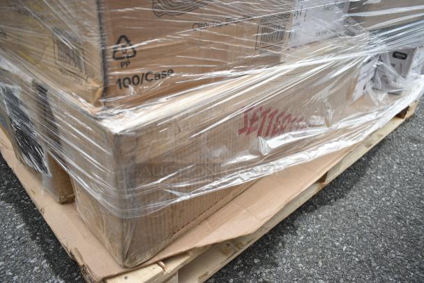 30 BRAND NEW! Boxes Including 500CC24 24 oz. Plastic Cold Cup - 600/Case, 2 Box Lavex Paper Towel Rolls, Choice Travel Lids, Herc Trash Bags, 3 Box 130WKNIFE Choice 6 1/2" Medium Weight White Polypropylene Plastic Knife - 1000/Case, 2 Box 500MFTN Lavex Natural Brown Kraft M-Fold (Multifold) Towel - 4000/Case. 30 Times Your Bid! - Image 6 of 17