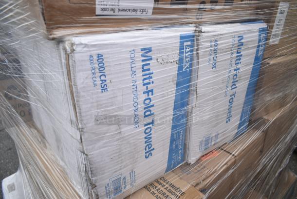 30 BRAND NEW! Boxes Including 500CC24 24 oz. Plastic Cold Cup - 600/Case, 2 Box Lavex Paper Towel Rolls, Choice Travel Lids, Herc Trash Bags, 3 Box 130WKNIFE Choice 6 1/2" Medium Weight White Polypropylene Plastic Knife - 1000/Case, 2 Box 500MFTN Lavex Natural Brown Kraft M-Fold (Multifold) Towel - 4000/Case. 30 Times Your Bid! - Image 17 of 17