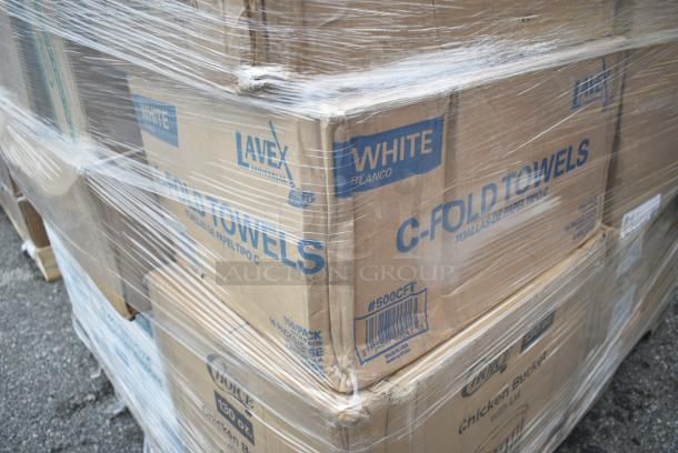 28 BRAND NEW! Boxes Including 3 Box 130WKNIFE Choice 6 1/2" Medium Weight White Polypropylene Plastic Knife - 1000/Case, 2 Box 129MCR32B Choice 32 oz. Black Round Microwavable Heavy Weight Container with Lid 7 1/4" - 150/Case, 433NHT206 Choice 1/6 Standard Size Black Unprinted Standard-Duty Plastic T-Shirt Bag - 1000/Case, 3 Box 105GC49321 Choice 1 Part Tan and White Guest Check with Beverage Lines and Bottom Guest Receipt - 2000/Case, 612PANBL100 FOIL CAKE PAN QTY 25, 760CB130CHKN Choice 130 oz. Chicken Bucket with Lid - 120/Case, 612605070HD Choice Full Size Heavy-Duty Foil Steam Table Pan Deep 3 3/8" Depth - 50/Case. 28 Times Your Bid! - Image 18 of 19