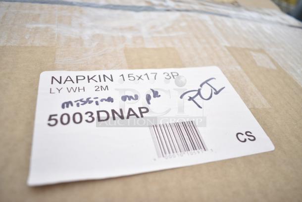 29 BRAND NEW! Boxes Including 128HD16BULK ChoiceHD 16 oz. Microwavable Translucent Plastic Deli Container - 480/Case, 127RD12BULK Choice 12 oz. Customizable Microwavable Translucent Round Deli Container - 500/Case, 2 Box 127RD16BULK Choice 16 oz. Customizable Microwavable Translucent Round Deli Container - 500/Case, Southland Food Trays, 5003DNAP Choice 15" x 17" White 3-Ply Dinner Napkin - 2000/Case, 2 Box CHoice Heavy Weight Cutlery Packs. 29 Times Your Bid! - Image 15 of 21