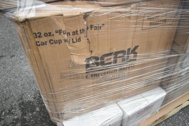 29 BRAND NEW! Boxes Including 128HD16BULK ChoiceHD 16 oz. Microwavable Translucent Plastic Deli Container - 480/Case, 127RD12BULK Choice 12 oz. Customizable Microwavable Translucent Round Deli Container - 500/Case, 2 Box 127RD16BULK Choice 16 oz. Customizable Microwavable Translucent Round Deli Container - 500/Case, Southland Food Trays, 5003DNAP Choice 15" x 17" White 3-Ply Dinner Napkin - 2000/Case, 2 Box CHoice Heavy Weight Cutlery Packs. 29 Times Your Bid! - Image 21 of 21