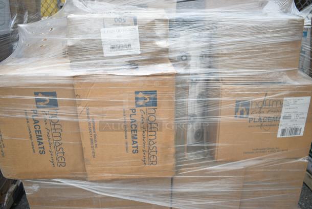 31 BRAND NEW! Boxes Including Hoffmaster Beverage Napkins, Sandt 19114 Register Rolls, Hoffmaster Placemats. 31 Times Your Bid! - Image 9 of 10